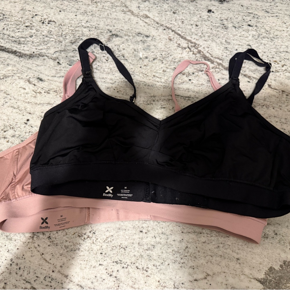 Bodily nursing bras - Black & Dusty Pink